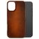Mobilize Premium iPhone 16 Plus MagSafe Cuir véritable Coque arrière - Burned Cognac