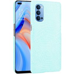 Mobigear Shockproof Crocodile Case Green Oppo Reno 4