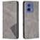 Mobigear Rhombus Slim Housse Motorola Moto G85 Etui - Gris