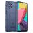 Mobigear Rugged Shield Coque Samsung Galaxy M53 Coque arrière en TPU Souple Anti-Chocs - Bleu