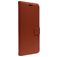 Valenta Gel Skin Housse iPhone 15 Plus Etui en Cuir Véritable Porte-Monnaie - Marron