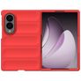 Mobigear Bumpy Coque Samsung Galaxy Z Fold 8 Coque arrière en TPU Souple - Rouge