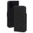 Mobiparts Wallet Housse iPhone 16 MagSafe Etui en Cuir Véritable Porte-Monnaie - Noir