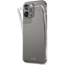 SBS Polo Coque iPhone 13 Pro Max Coque arrière en TPU Souple - Noir