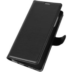 Mobigear Classic Housse LG Velvet Etui Porte-Monnaie - Noir
