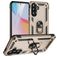 Mobigear Armor ring Samsung Galaxy A36 Plastique rigide Coque arrière Antichoc avec bague de maintien - Or
