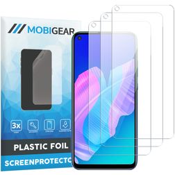 Mobigear Huawei P40 Lite 5G Protection d'écran Film - Compatible Coque (Lot de 3)