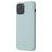 Mobigear Rubber Touch Coque iPhone 12 Coque arrière en Silicone - Turquoise