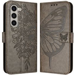 Mobigear Butterfly Housse Samsung Galaxy Z Fold 6 Etui Porte-Monnaie - Gris