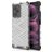 Mobigear Honeycomb POCO X5 Pro Plastique rigide Coque arrière Antichoc - Blanc