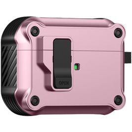 Mobigear Armor Clip Coque Apple AirPods 3 Coque Rigide - Rose