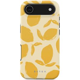 Burga Tough Coque iPhone Air MagSafe Coque arrière Rigide Anti-Chocs - Lemon Tart