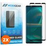 Mobigear Premium Sony Xperia 5 III Verre trempé Protection d'écran - Compatible Coque - Noir (Lot de 2)