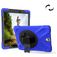 Mobigear SureGrip XGuard Coque Samsung Galaxy Tab S3 9.7 Coque Arrière Rigide Antichoc + Support Amovible - Bleu