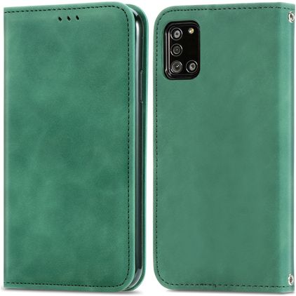Mobigear Retro Slim Housse Samsung Galaxy A32 5G Etui - Vert