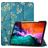 Mobigear Tri-Fold Gel Coque iPad Pro 12.9 Pouces (2022) Etui en TPU,Similicuir + Porte-crayon - Fleurs d'amande