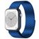 Mobigear London Bracelet Acier Apple Watch Fermeture magnétique - 42/41/40/38 mm - Bleu