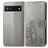 Mobigear Clover Housse Google Pixel 6a Etui Porte-Monnaie - Gris