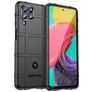 Mobigear Rugged Shield Samsung Galaxy M53 TPU souple Coque arrière Antichoc - Noir