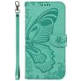 Mobigear Butterfly Housse Samsung Galaxy S25 Ultra Etui Porte-Monnaie - Vert