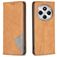 Mobigear Rhombus Slim Housse Xiaomi Redmi 14C Etui - Cognac