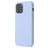 Mobigear Rubber Touch Coque iPhone 12 Pro Coque arrière en Silicone - Bleu
