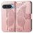 Mobigear Butterfly Housse Google Pixel 10 Etui Porte-Monnaie - Rose doré