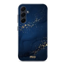 MIO Coque Samsung Galaxy A35 MagSafe Coque arrière Rigide - Midnight Sparkle