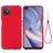 Mobigear Rubber Touch Coque OPPO Reno 4 Z 5G Coque arrière en Silicone - Rouge