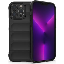 Mobigear Bumpy Coque iPhone 14 Pro Max Coque arrière en TPU Souple - Noir