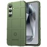 Mobigear Rugged Shield Coque Samsung Galaxy S24 FE Coque arrière en TPU Souple Anti-Chocs - Vert