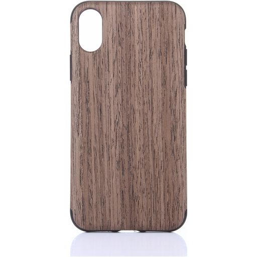 Mobigear Nature Coque iPhone XS Max Coque arrière en TPU Souple - Rosewood
