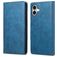 Mobigear Wallet Housse iPhone 16 Plus Etui Porte-Monnaie - Bleu