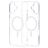 Mobiparts Hardcover Coque Transparente iPhone 16 Plus MagSafe Coque arrière Rigide - Transparent