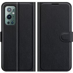 Mobigear Classic Housse OnePlus 9 Pro Etui Porte-Monnaie - Noir