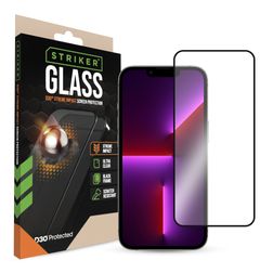 Striker Xtreme Impact iPhone 13 Verre trempé Protection d'écran - Compatible Coque