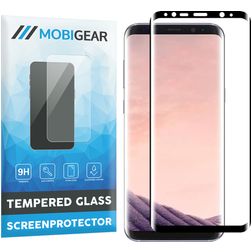 Mobigear Premium Samsung Galaxy S8 Plus Verre trempé Protection d'écran - Compatible Coque - Noir