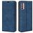 Mobigear Retro Slim Motorola Moto G42 Étui Portefeuille - Bleu foncé