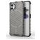 Mobigear Honeycomb Coque Nothing Phone (2) Coque arrière Rigide Anti-Chocs - Noir