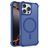 Mobigear Armor Shield Coque iPhone 16 Pro Max MagSafe Coque arrière Rigide - Bleu