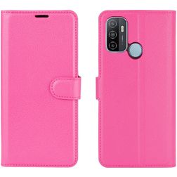 Mobigear Classic Housse OPPO A53s Etui Porte-Monnaie - Magenta
