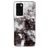 Mobigear Marble Coque Huawei P40 Coque arrière en TPU Souple - Noir / Blanc