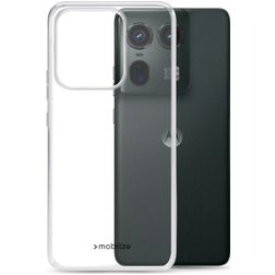 Mobilize Gelly Coque Transparente Motorola Edge 50 Ultra Coque arrière en TPU Souple - Transparent