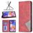 Mobigear Rhombus Slim Housse Samsung Galaxy A23 Etui - Rouge
