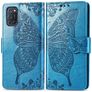 Mobigear Butterfly Housse OPPO A72 Etui Porte-Monnaie - Bleu
