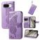 Mobigear Butterfly Housse Google Pixel 8 Etui Porte-Monnaie - Violet