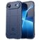 Mobigear Rugged Shield Coque iPhone Air Coque arrière en TPU Souple Anti-Chocs - Bleu