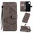 Mobigear Butterfly Housse Samsung Galaxy A71 Etui Porte-Monnaie - Gris