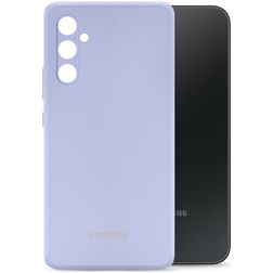 Mobilize Rubber Gelly Coque Samsung Galaxy A34 Coque arrière en TPU Souple - Pastel Purple