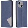 Mobigear Rhombus Slim Housse iPhone 15 Plus Etui - Bleu